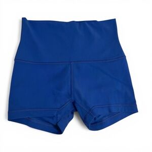 Aritzia TNA Butter Cheeky Hi Rise Shorts Cobalt Blue Size 2 Sculpt Biker
